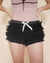 Low Waist Black Bloomers Shorts